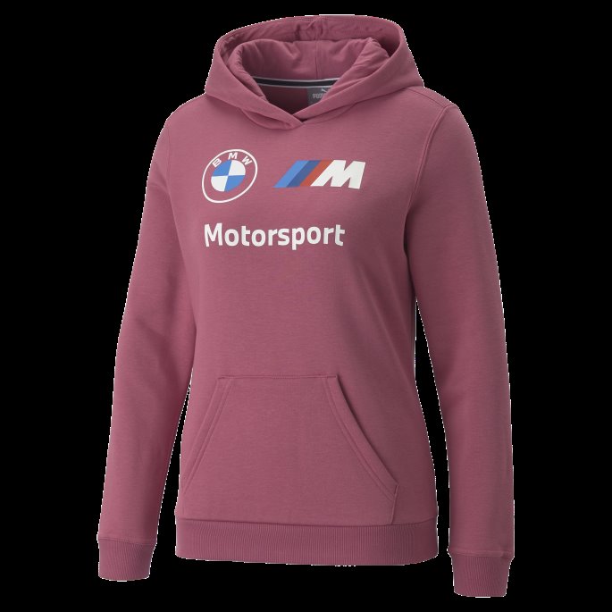 Puma På Tilbud Bmw M Motorsport Nødvendigheter Damelogo Hettegenser Støvete Orkidé