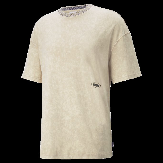 Puma På Tilbud X Fordeler Og Mini T-skjorte Med Trykk For Menn Lys Sand-_aop
