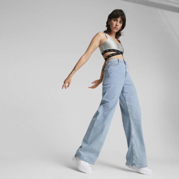 Stjernekvalitet Cropped Dame Topp Høy Rise Puma På Salg