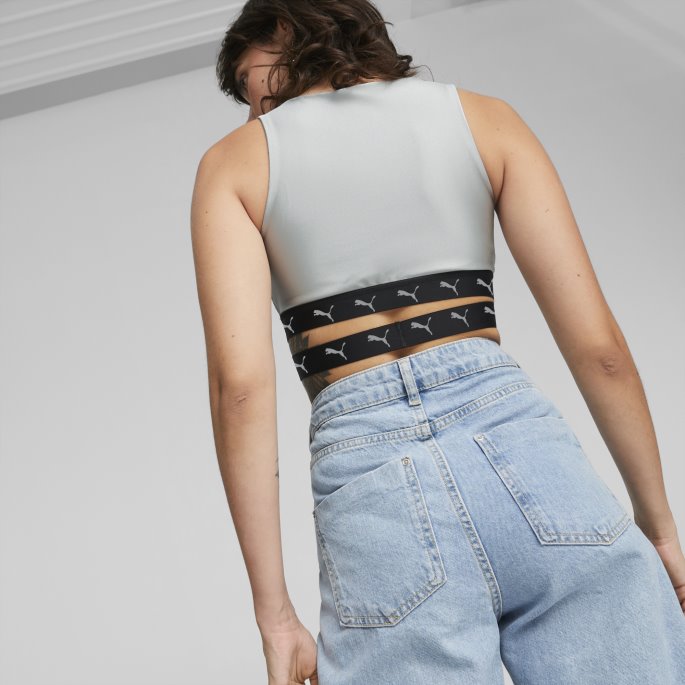 Stjernekvalitet Cropped Dame Topp Høy Rise Puma På Salg