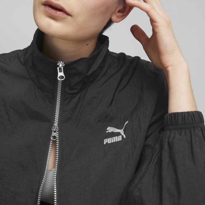 Svart Stjernekvalitet Vevd Treningsjakke For Kvinner Puma På Salg