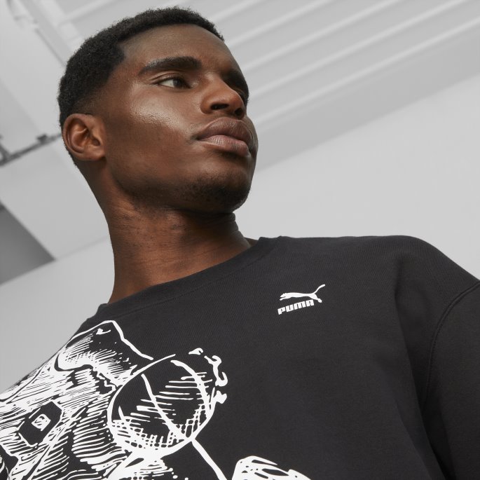 Puma På Tilbud X Joshua Vides Menn Crewneck Svart