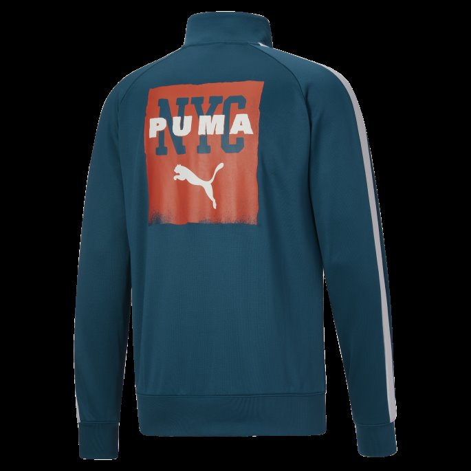 Blå Korall Puma På Tilbud Nyc Gylne Hansker T7 Herrejakke