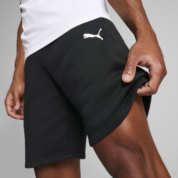 Svart Puma På Salg Grafisk Booster Basketballshorts For Menn