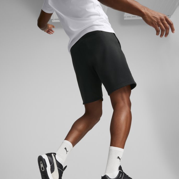 Svart Puma På Salg Grafisk Booster Basketballshorts For Menn