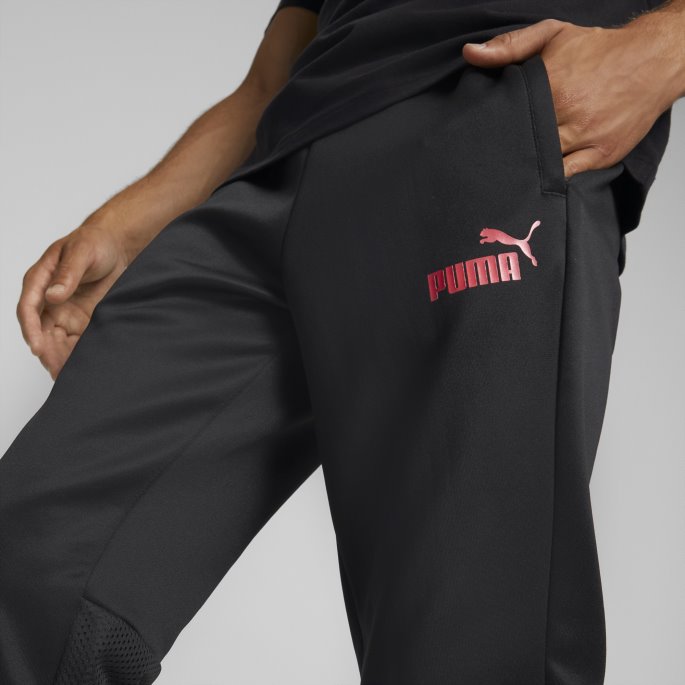 Puma På Tilbud Svart Scuderia Ferrari Metal Energy Race Bukser Herre
