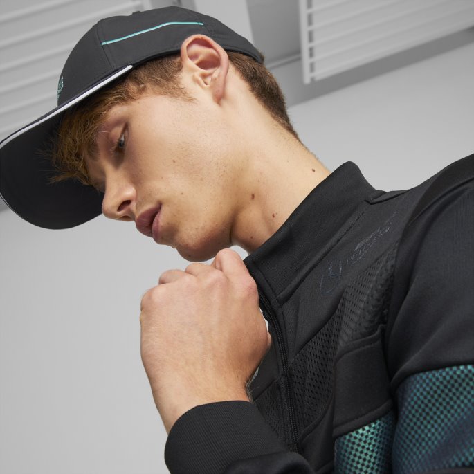 Mercedes-amg Petronas Motorsport Metal Energy Race Jakke Herre Svart Puma På Salg