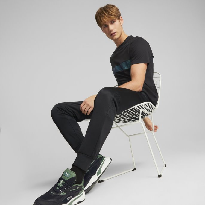 Puma På Tilbud Svart Mercedes-amg Petronas Motorsport Metal Energy Race Tee Menn
