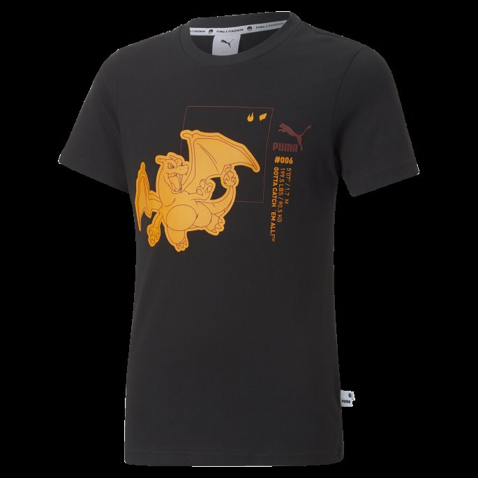 Puma På Tilbud X Pokmon Tee Ungdom Svart