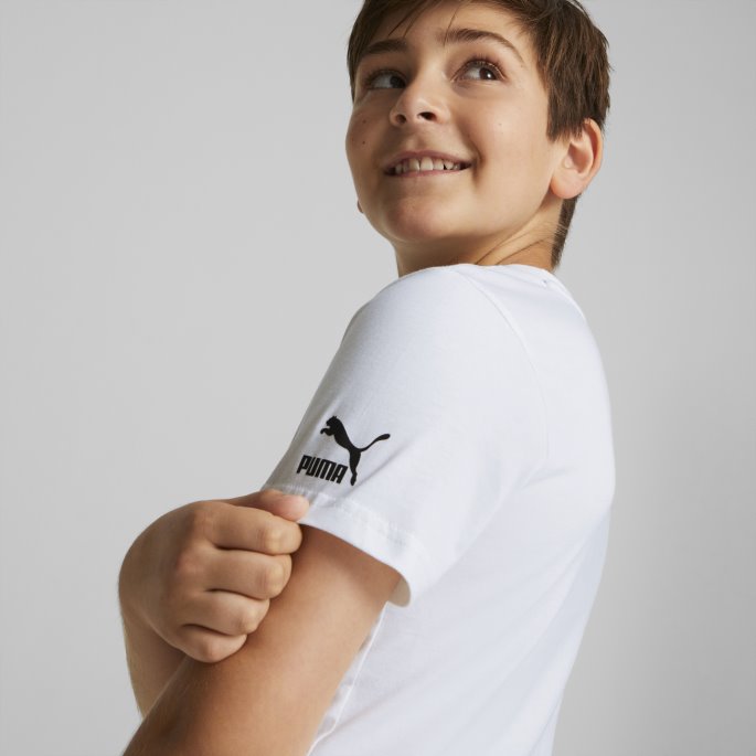 Hvit Puma På Tilbud X Pokmon Tee Ungdom
