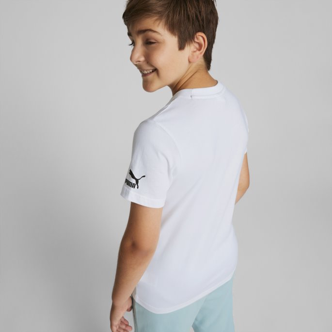 Hvit Puma På Tilbud X Pokmon Tee Ungdom