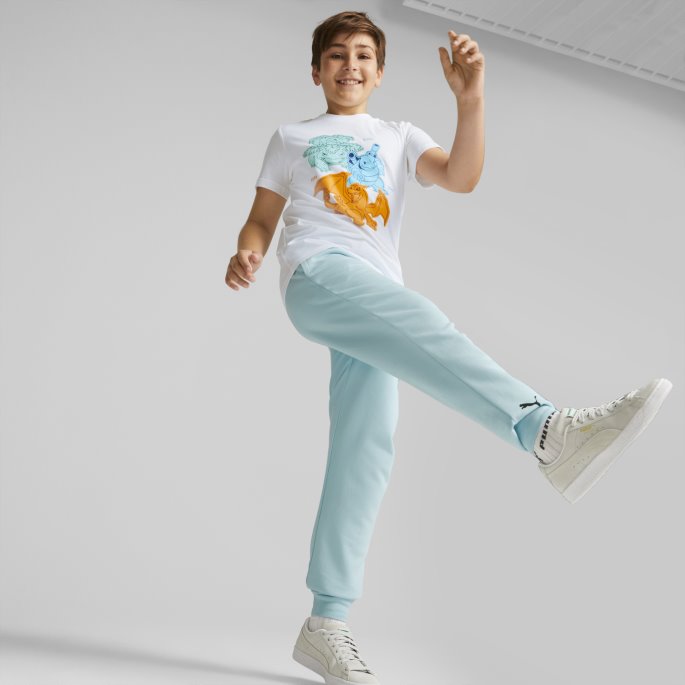 Puma På Tilbud X Pokmon Store T-skjorte For Barn Hvit