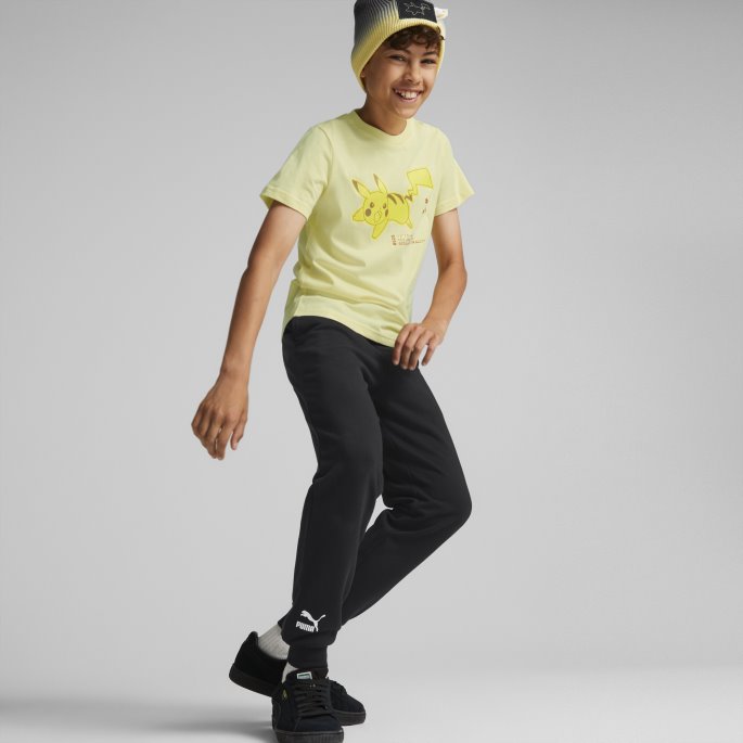 Puma På Tilbud X Pokmon Tee Ungdom Blek Sitron