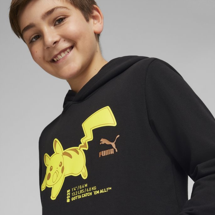 Svart Puma På Tilbud X Pokmon Hettegenser Ungdom