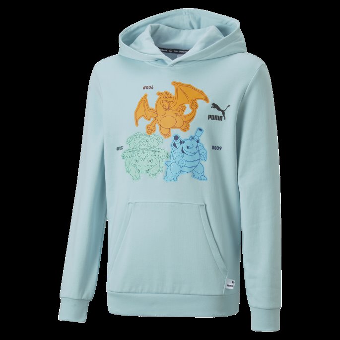 Lett Aqua Puma På Tilbud X Pokmon Hettegenser Ungdom