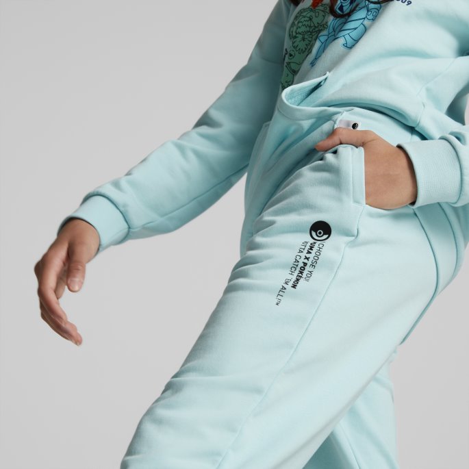 Puma På Tilbud X Pokmon Joggebukse Ungdom Light Aqua