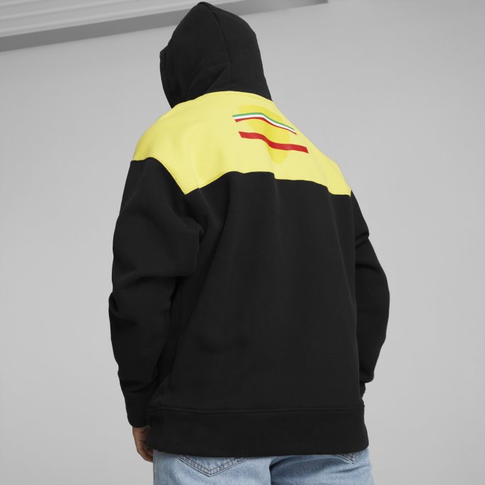 Puma På Tilbud Scuderia Ferrari Race Assembly Motorsport Hettegenser Menn Svart