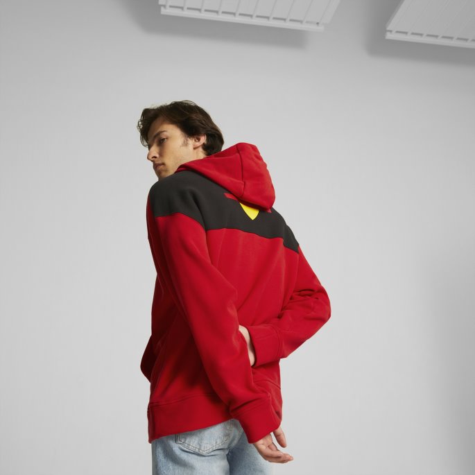 Puma På Salg Scuderia Ferrari Race Assembly Motorsport Hettegenser Menn