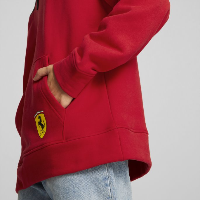 Puma På Salg Scuderia Ferrari Race Assembly Motorsport Hettegenser Menn