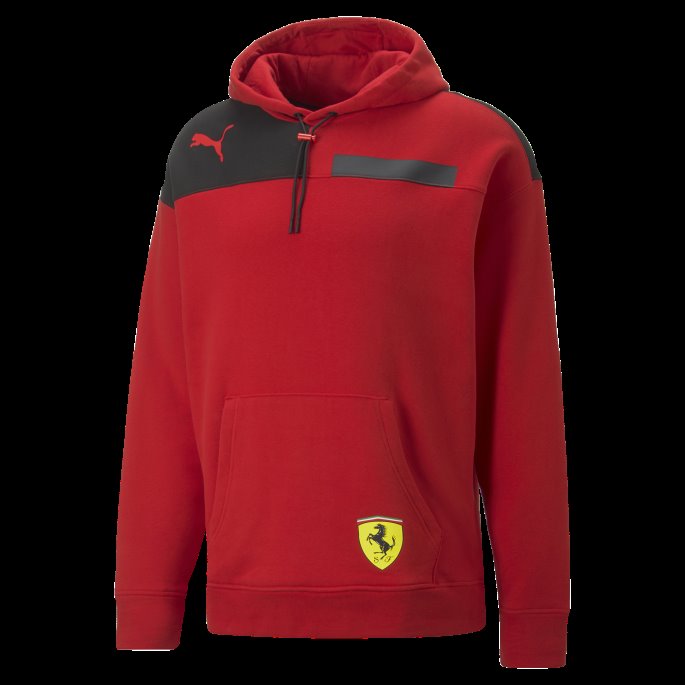 Puma På Salg Scuderia Ferrari Race Assembly Motorsport Hettegenser Menn