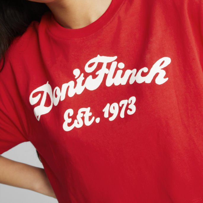 Mod Kvinners Basketball Crop Top Puma På Salg Høyrisiko Rød