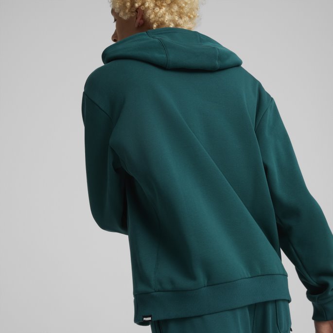 Puma På Tilbud Varsity Green Run It Back Basketball Hettegenser 2 Menn