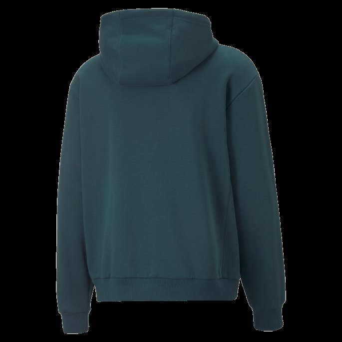 Puma På Tilbud Run It Back Basketball Hettegenser For Menn Varsity Green