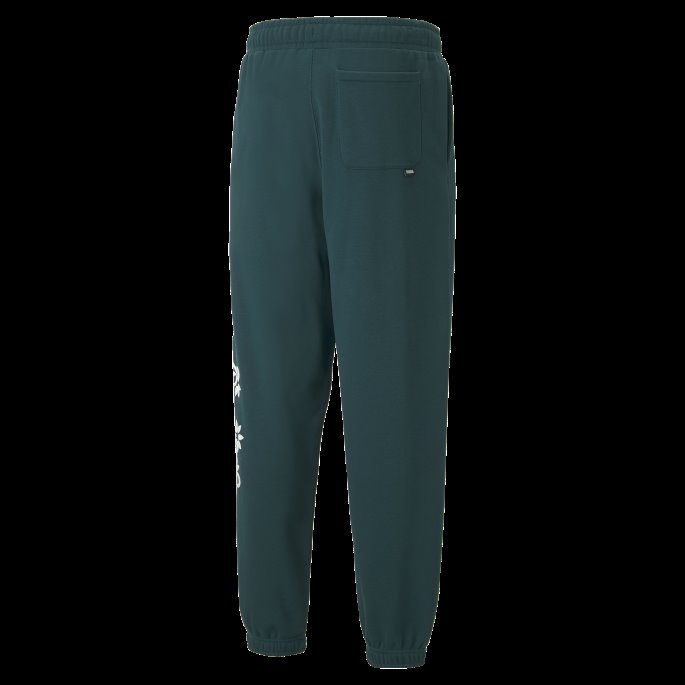 Run It Back Basketball Bukser Menn Puma På Tilbud Varsity Green