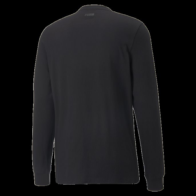 Sort Run It Back Langermet Basketball T-skjorte For Menn Puma På Salg