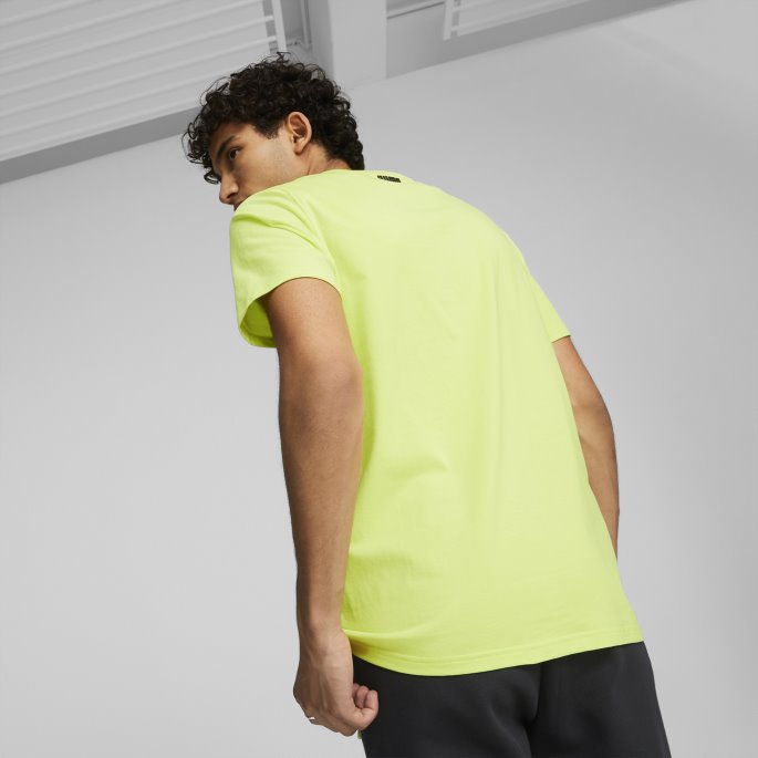Puma På Salg Timeout Kortermet Basketball T-skjorte 3 Menn Lys Lime