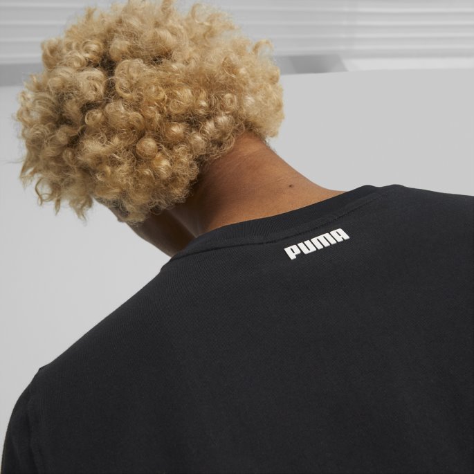 Timeout Herre Kortermet Basketball T-skjorte Puma På Tilbud Svart