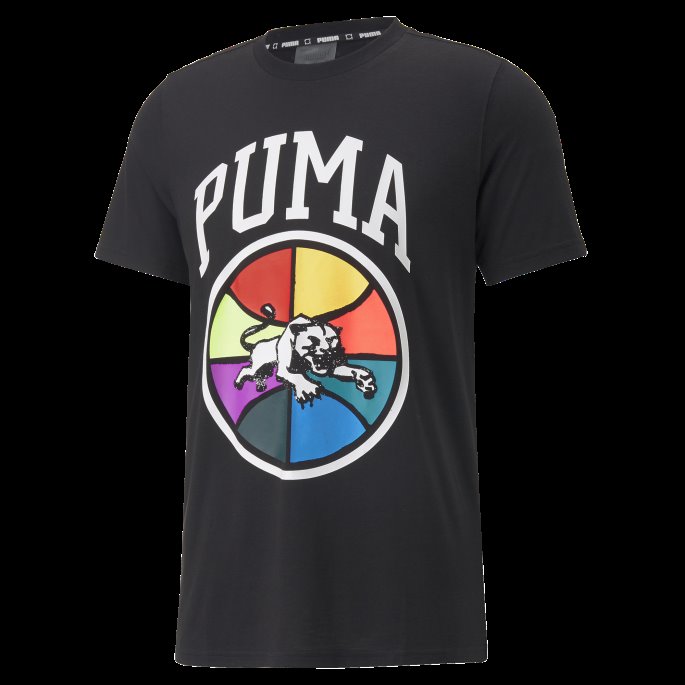 Puma På Tilbud Black Box Out Kortermet Basketball T-skjorte 1 Menn
