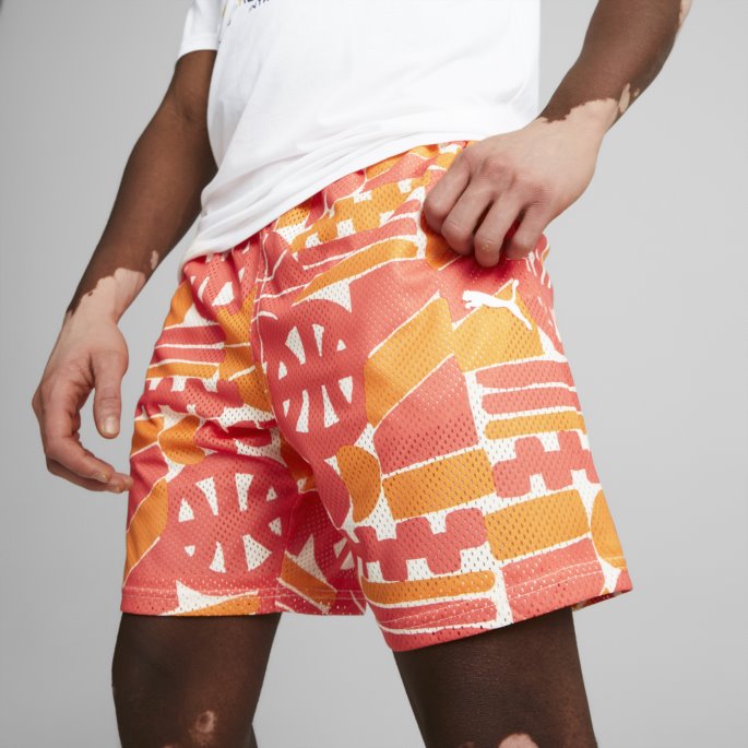 Spin Move Herre Basketballshorts Puma På Tilbud Spectra Gul