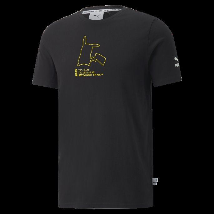 Svart Puma På Salg X Pokmon Tee Menn