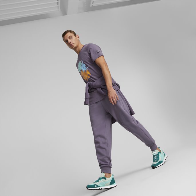 Puma På Tilbud X Pokmon Tee Menn Lilla Kull