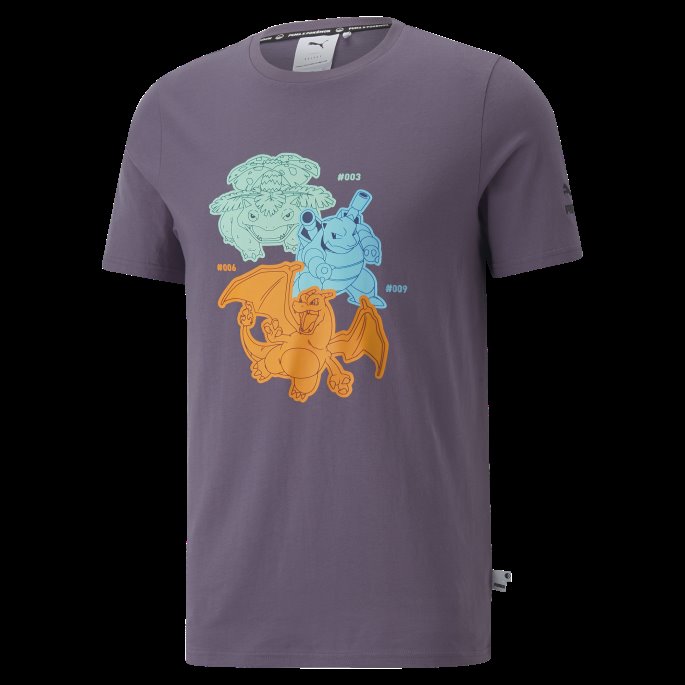 Puma På Tilbud X Pokmon Tee Menn Lilla Kull