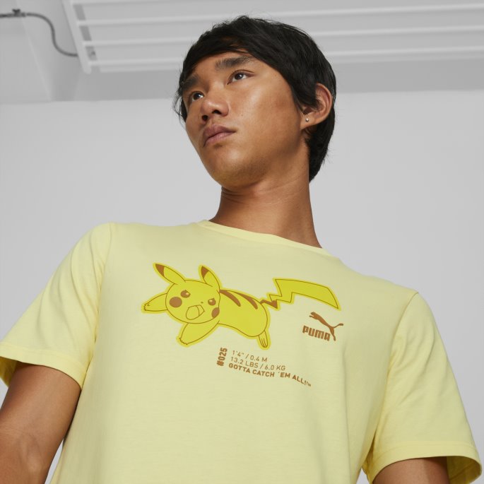 Blek Sitron Puma På Salg X Pokmon Tee Menn