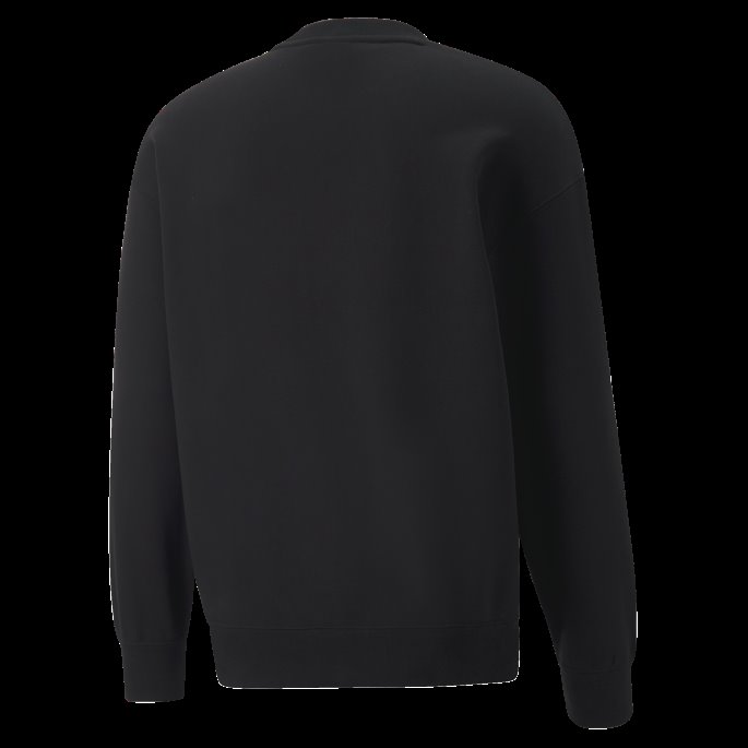 Puma På Tilbud X Pokmon Herre Avslappet Sweatshirt Med Rund Hals, Svart