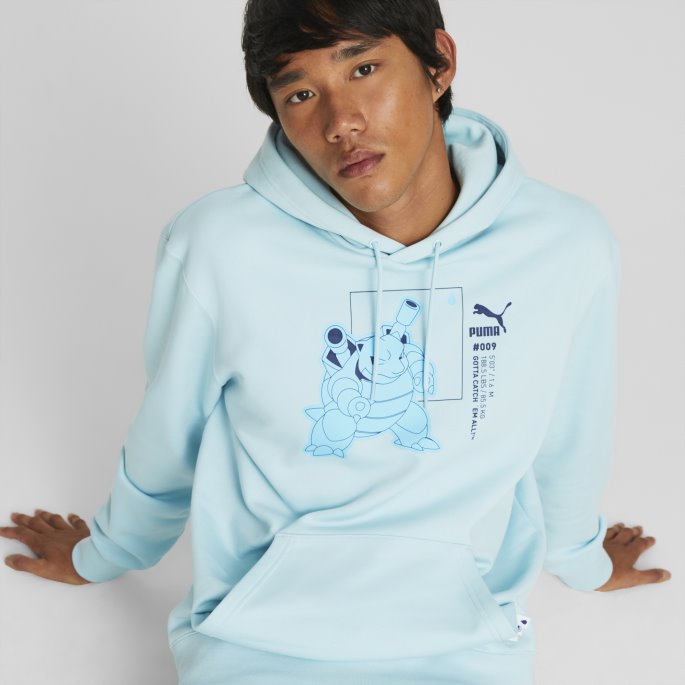 Light Aqua Puma På Tilbud X Pokmon Hettegenser Herre
