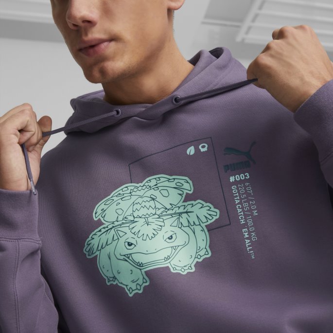 Puma På Tilbud X Pokmon Hettegenser For Menn Lilla Kull