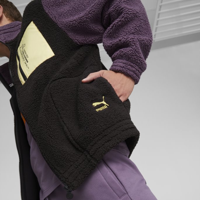 Svart Puma På Tilbud X Pokmon Sherpajakke Herre