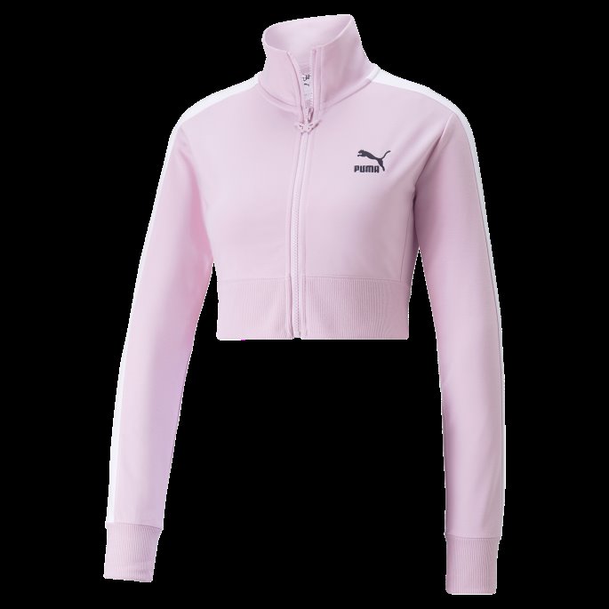 Puma På Tilbud X Dua Lipa T7 Damejakke Rosa Dame-hvit