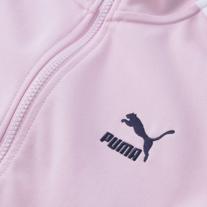 Puma På Tilbud X Dua Lipa T7 Damejakke Rosa Dame-hvit