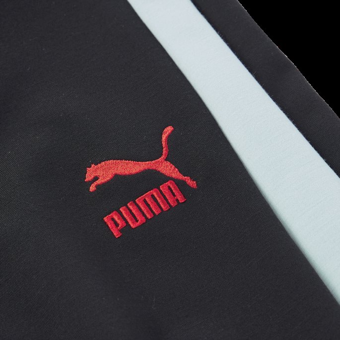 Puma På Tilbud X Dua Lipa T7 Damebukser Svart-blå Glød