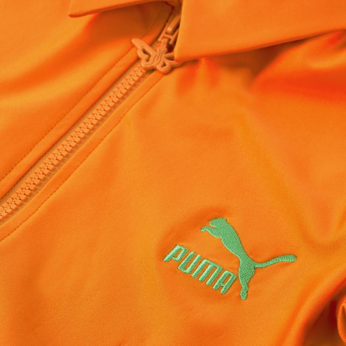 Puma På Tilbud X Dua Lipa Damet-skjorte Gulrot