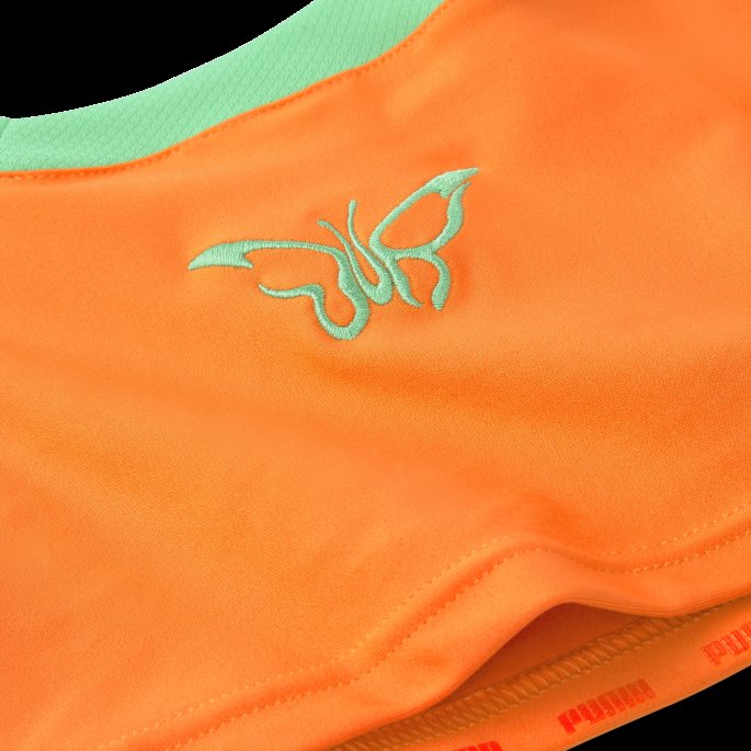 Puma På Tilbud X Dua Lipa Langermet Kvinners Crop Tee Gulrot