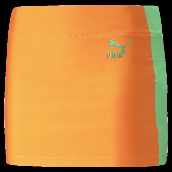 Puma På Tilbud X Dua Lipa Dame Mini Skort Gulrot