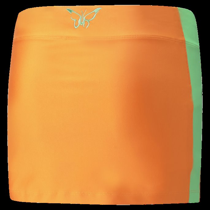 Puma På Tilbud X Dua Lipa Dame Mini Skort Gulrot