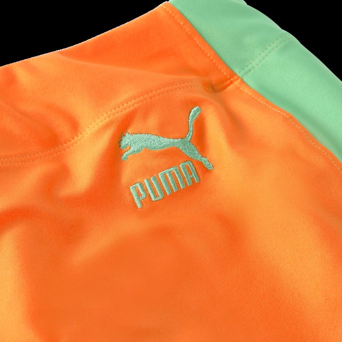 Puma På Tilbud X Dua Lipa Dame Mini Skort Gulrot