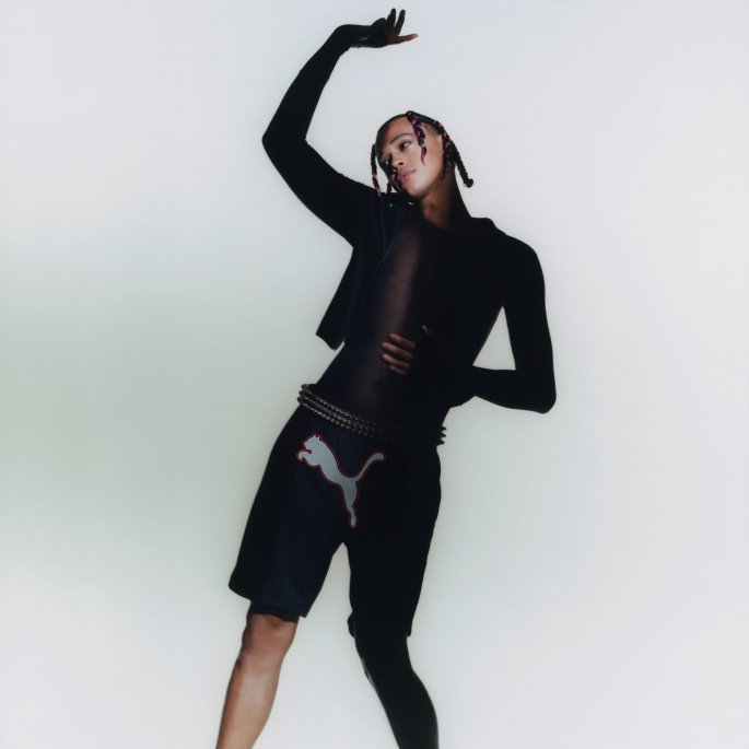 Puma På Tilbud X Dua Lipa Basketballshorts Dame Svart